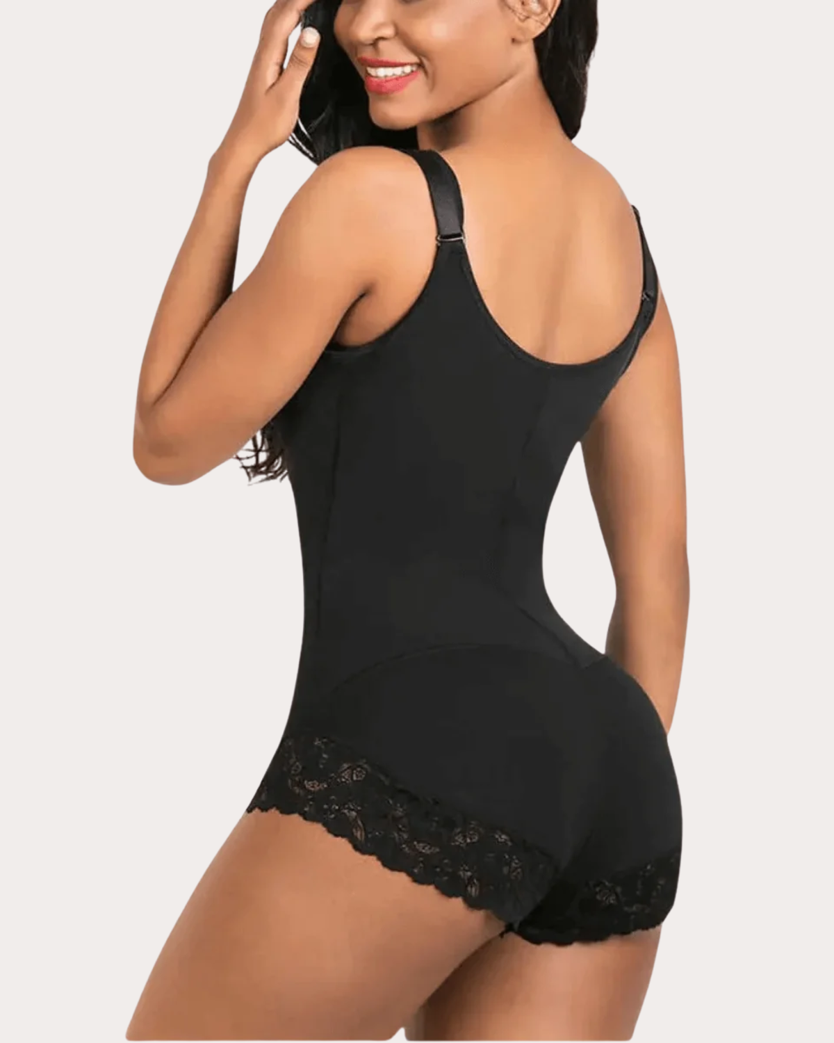 Qurvology Open-Bust Brief Tummy Control Faja