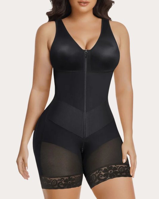 Qurvology V-Contour Mid-Thigh Tummy Control Faja